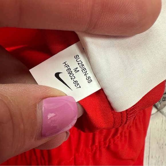 NWT Nike Bright Red Track Pants womens sz medium - Picture 9 of 9